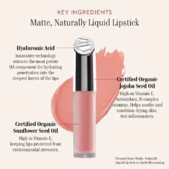 Matte, Naturally Liquid Lipstick 38 Matte, Naturally Liquid Lipstick -WELA Beauty Shop 210310 Matte Naturally Infographic FINAL 01