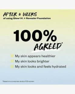 Glow I.V. Vitamin-Infused Skin Enhancer 33 Glow I.V. Vitamin-Infused Skin Enhancer -WELA Beauty Shop Kosas2023 GlowI.V PDP 11 ConsumerStudies