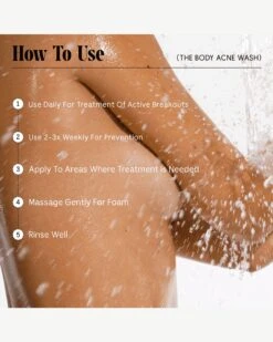 The Body Acne Wash -WELA Beauty Shop Necessaire RetailerGraphics 2023 TheBodyAcneWash 03