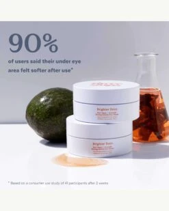 Brighter Days Red Algae + Avocado Biodegradable Eye Masks -WELA Beauty Shop ThreeShips BrighterDaysEyeMask Clinicals 04
