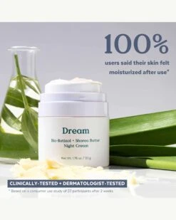 Dream Bio-Retinol + Shorea Butter Night Cream 12 Dream Bio-Retinol + Shorea Butter Night Cream -WELA Beauty Shop ThreeShips DreamNightCream Clinicals 04