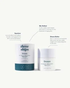 Dream Bio-Retinol + Shorea Butter Night Cream 11 Dream Bio-Retinol + Shorea Butter Night Cream -WELA Beauty Shop ThreeShips DreamNightCream Ingredients 03